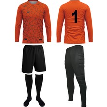 Wallzon Kaleci Forma,Eşofman,Şort,Konç Buffon Model 4 Lü Set(Formaya Isim Baskısı Için Harf Hediyeli)