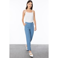Ekol Beli Lastikli Dar Paça Pantolon