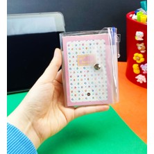 Giftmoda Hep Parılda Tasarımlı Pp Mini Çanta Defter ve Kalem Set