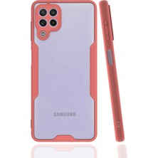 Galaxy M22 Kılıf Zore Parfe Kapak-Pembe