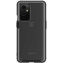 One Plus 9 Kılıf Zore Volks Kapak-Siyah