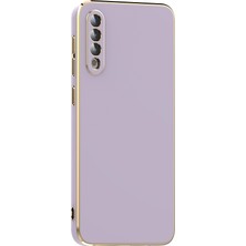 Galaxy A50 Kılıf Zore Bark Kapak-Lila