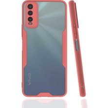 Vivo Y11S Kılıf Zore Parfe Kapak-Pembe