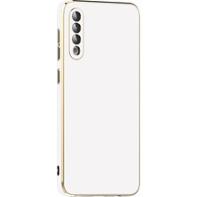 Galaxy A50 Kılıf Zore Bark Kapak-Beyaz