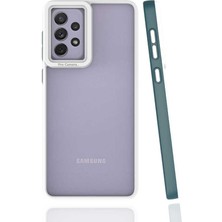 Galaxy A73 Kılıf Zore Mima Kapak-Koyu Yeşil