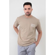 John Borners Vizon Human Baskılı Regular Kesim T-Shirt