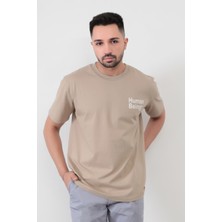 John Borners Vizon Human Baskılı Regular Kesim T-Shirt