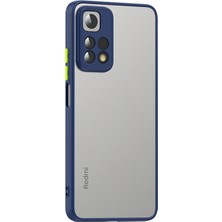 Xiaomi Redmi Note 11 Pro 5g Kılıf Zore Hux Kapak-Lacivert