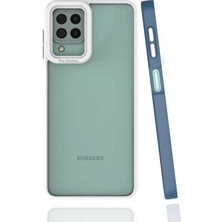 Galaxy M32 Kılıf Zore Mima Kapak-Lacivert