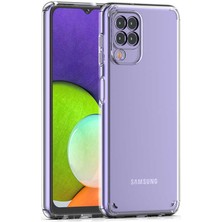 Galaxy M22 Kılıf Zore Coss Kapak-Renksiz