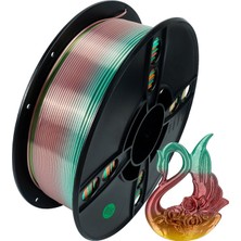 Kingroon Pla Silk Makron Gökkuşağı - 1.75MM - 1 kg Rainbow Yüksek Kalite Filament