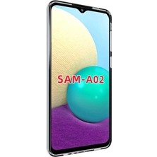 Galaxy A02 Kılıf Zore Süper Silikon Kapak-Renksiz