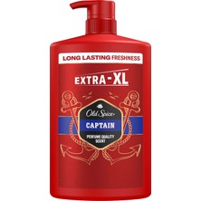 Old Spice Captain Erkek Duş Jeli ve Şampuan 1000 ml XXL Büyük Boy