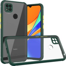 Xiaomi Redmi 9c Kılıf ​​zore Kaff Kapak-Koyu Yeşil