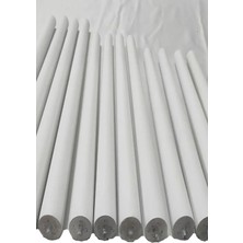 Evnalia Ham 4 Adet Lüks 65 cm Konik Ahşap Masa Ayağı Çap: 4,2 cm Hobi Dıy (Vida ve Aparatlarıyla Birlikte)