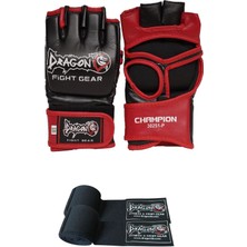 Dragon Do 30251 Mma Eldiveni ve Bandaj Seti - Gloves Giftoom Dövüş Sporları , Kickboks , Boks