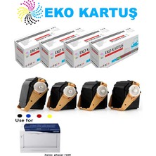 Xerox Phaser 7100 Muadil Toner 4 Renk Takım