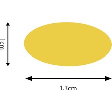 Kamei Şekilli Delgeç Elips 1.3 cm KM8805