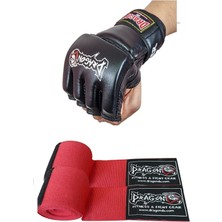 Dragon Do 30254-P Fighter Mma Eldiveni ve Bandaj 2'li Set