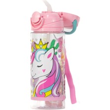 Oppland Kız Çocuk Suluk Matara Lisanslı Orijinal Frozen, Minnie Mouse, Unicorn, Barbie 500 ml