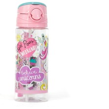 Oppland Kız Çocuk Suluk Matara Lisanslı Orijinal Frozen, Minnie Mouse, Unicorn, Barbie 500 ml