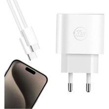 Zemheri RXS27 20W Type-C Şarj Adaptörü - Kablo Seti (Apple 15 Pro-Pro Max Uyumlu)