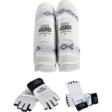 Haşado Taekwondo, Kol Kaval , Eldiven,ayak ,üstü -Xs- Beden Koruyucu Set