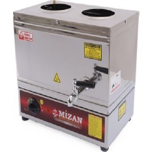 Mizan 25 Lik Elektrikli 20 Litre 2 Demlikli Çay Kazanı Çay Ocağı