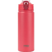 Tyeso Active Color Vakumlu Termos Paslanmaz Çelik Gizli Pipetli 600ML