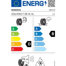 Minerva 205/45 R17 88W All Season Master Binek 4 Mevsim Lastiği (Üretim Yılı: 2024)