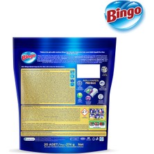 Bingo Akıllı Kapsül Pro Max Bulaşık Makinesi Deterjanı Tableti 20'li