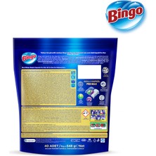 Bingo Akıllı Kapsül Pro Max Bulaşık Makinesi Deterjanı Tableti 40'lı