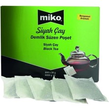 Miko Demlik Poşet Çay Bergamot Aromalı(30 gr x 200 Adet) 6 kg