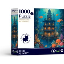 1000 Parça Underwater Metropolıs Puzzle 48 x 68 cm