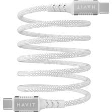 Havit CB6297 Type-C To Type-C Manyetik Şarj Kablosu PD60W
