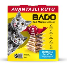 Bado Yetişkin Kedi Maması Somonlu 5x1kg