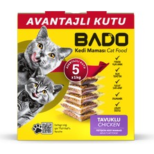 Bado Yetişkin Kedi Maması Tavuklu 5x1kg