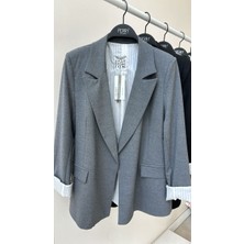 Nutto Çizgi Detaylı Blazer Ceket