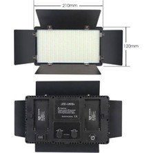 Dymax Profesyonel LED Işık 600 Ledli Dslr Fotoğraf Makinesi Video Kamera Işığı + 2m Işık Ayağı