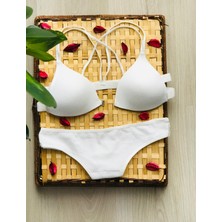 My Secret Önden Açmalı Arkası  Çapraz Ip Sütyen Takımı