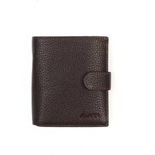 Aka Deri Büyük Boy Kahve Cüzdan 823