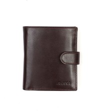 Aka Deri Büyük Boy Kahve Cüzdan 823