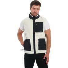 Adams Erkek Polar Kolsuz Çift Renk Yelek 3 Cepli Comfort Fit