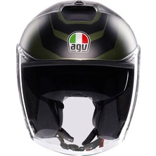 Agv Irides Sakai Matt Green Black Açık Kask