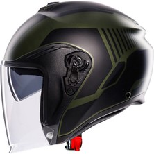 Agv Irides Sakai Matt Green Black Açık Kask