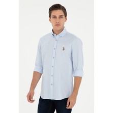 U.S. Polo Assn. Erkek Açık Mavi Gömlek Basic 50297320-VR003