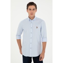 U.S. Polo Assn. Erkek Açık Mavi Gömlek Basic 50297320-VR003
