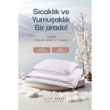 Sleep Garden %100 Pamuk Tek Kişilik Yorgan-Yastık Set Ürün Tela Çantalı