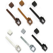Perdemix Klasik Ahşap Rustik Perde Askısı Tek Raylı 28 Mm Metal Borulu