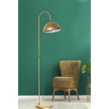 Lambader Eskitme Metal Gövde Modern Tasarım Ayarlanabilir Başlık Yerden Dekoratif Aydınlatma 160 cm